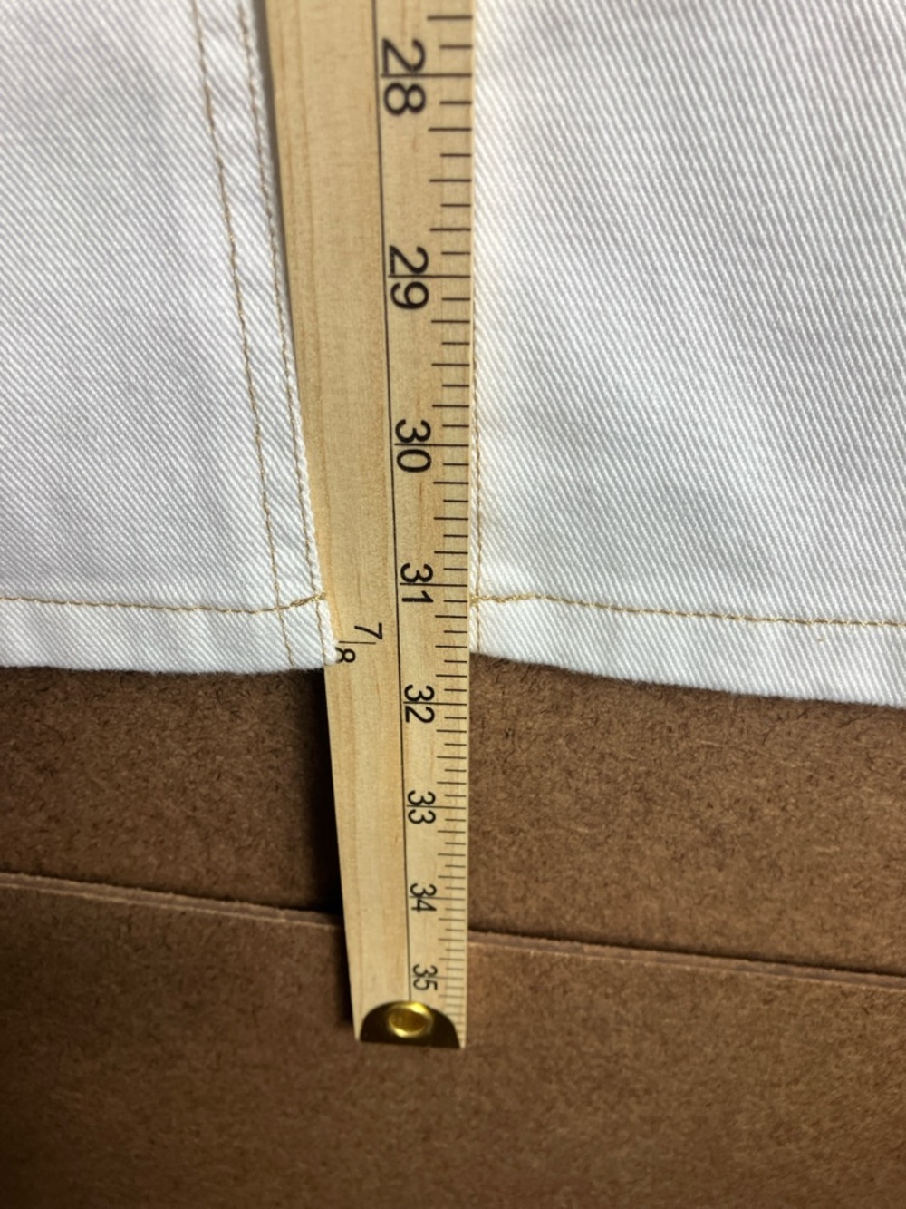 Forever 21 White Cargo Pencil Skirt with Black Belt Accent - Picture 6 of 8